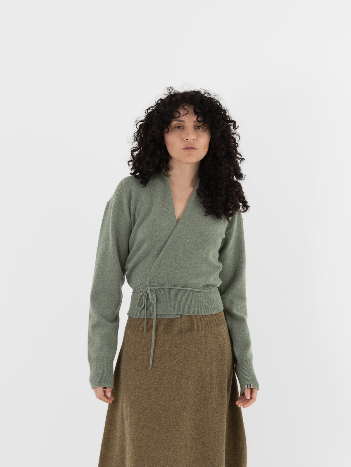 Extreme Cashmere n°516 Ella Cardigan in Hemlock - EXTREME CASHMERE at Worthwhile - shop CARDIGAN