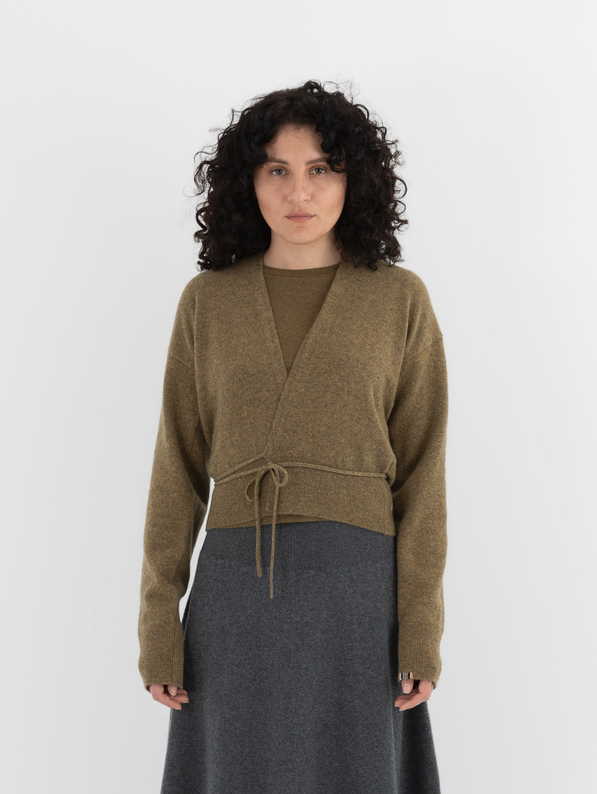 Extreme Cashmere n°516 Ella Cardigan in Hunter - EXTREME CASHMERE at Worthwhile - shop CARDIGAN