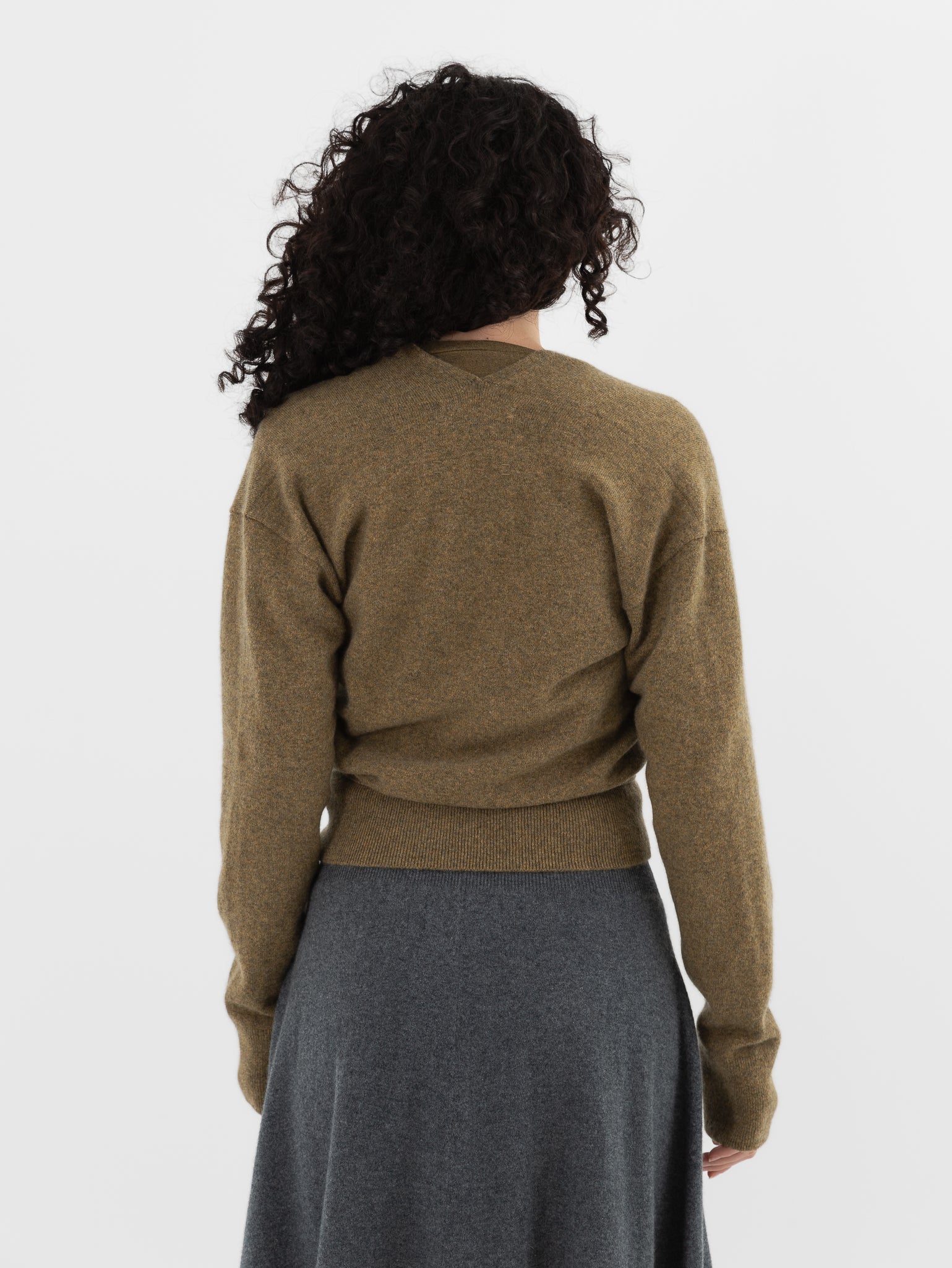Extreme Cashmere n°516 Ella Cardigan in Hunter - EXTREME CASHMERE at Worthwhile - shop CARDIGAN