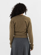 Extreme Cashmere n°516 Ella Cardigan in Hunter - EXTREME CASHMERE at Worthwhile - shop CARDIGAN