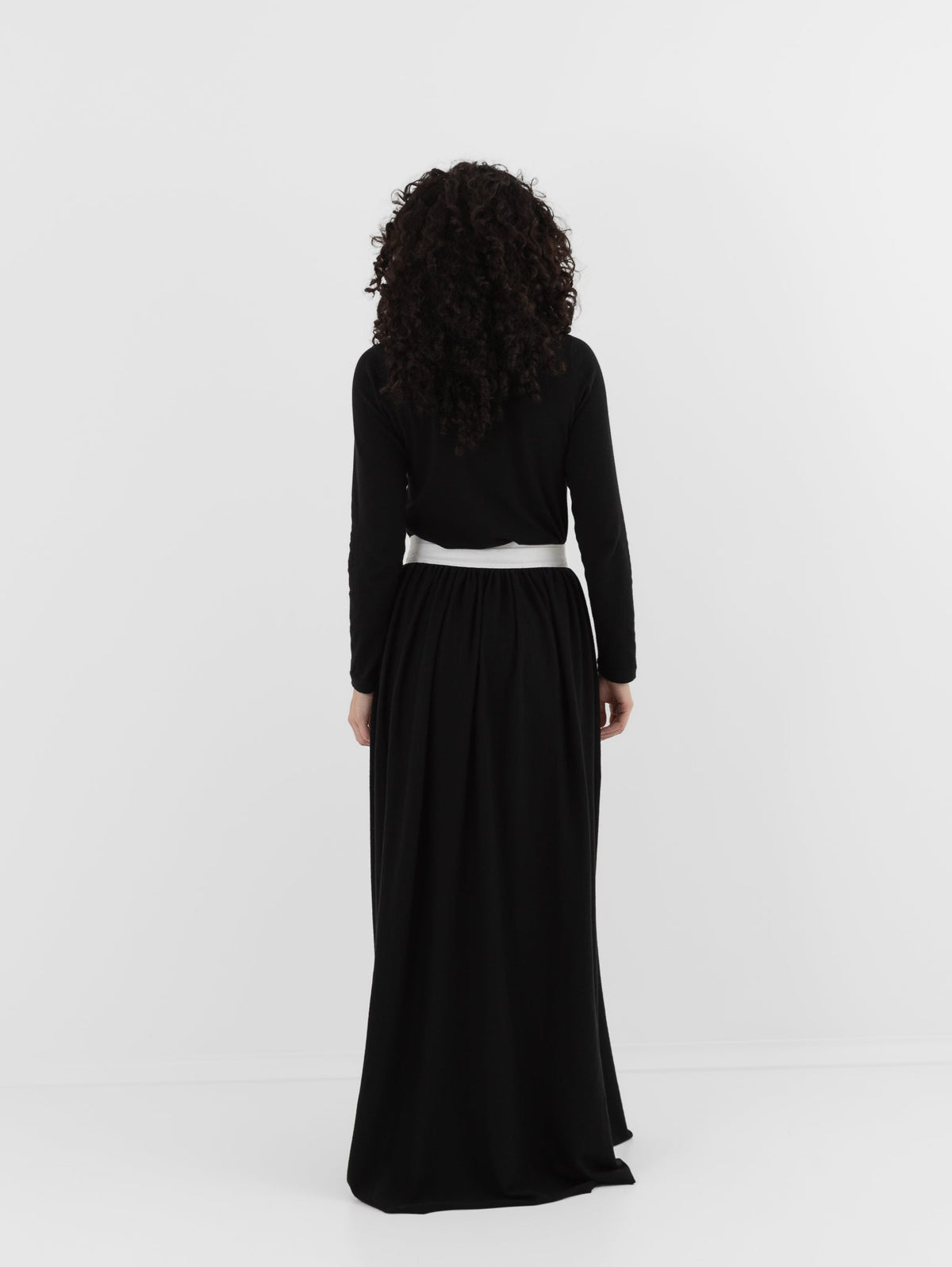 Extreme Cashmere n°525 Luli Skirt in Raven - EXTREME CASHMERE at Worthwhile - shop SKIRT