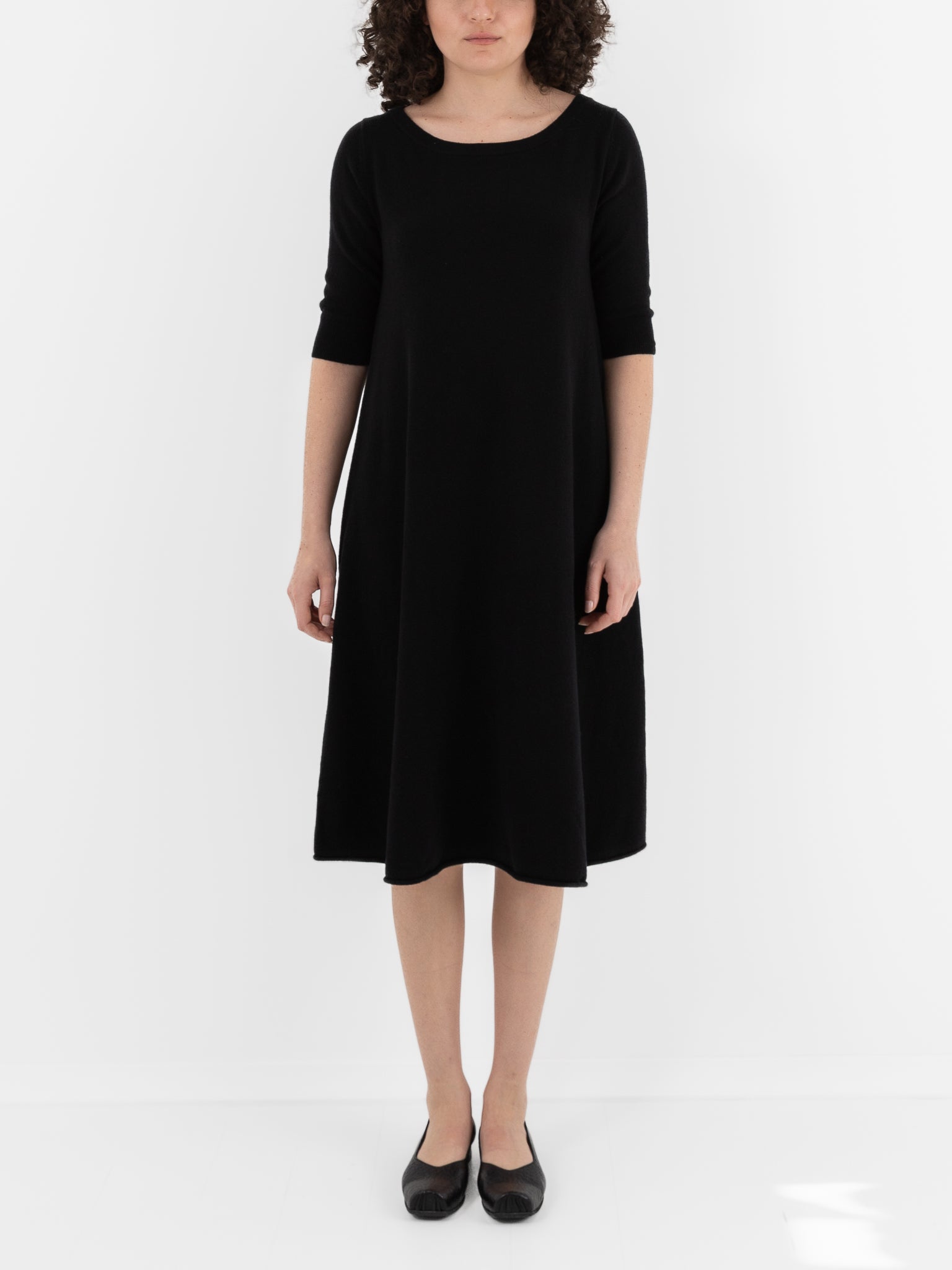 Extreme Cashmere n°439 Gina Dress in Black - EXTREME CASHMERE at Worthwhile - shop DRESS