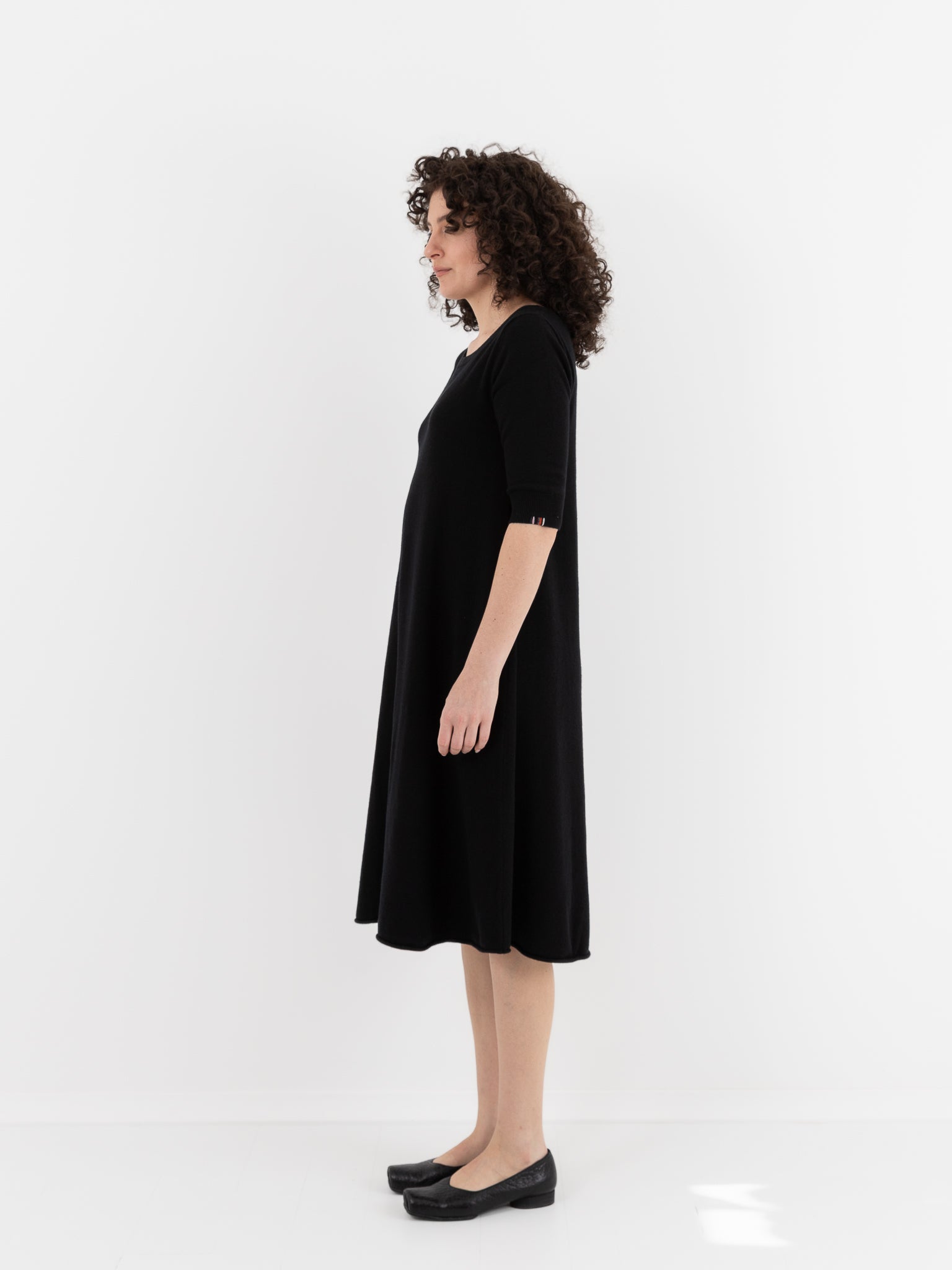 Extreme Cashmere n°439 Gina Dress in Black - EXTREME CASHMERE at Worthwhile - shop DRESS