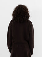Extreme Cashmere n°373 Oldie Crewneck in Dark Brown - EXTREME CASHMERE at Worthwhile - shop SWEATER