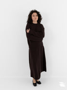 Extreme Cashmere n°373 Oldie Crewneck in Dark Brown - EXTREME CASHMERE at Worthwhile - shop SWEATER