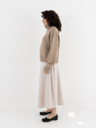 Extreme Cashmere n°434 Crop Xtra Turtleneck in Oat - EXTREME CASHMERE at Worthwhile - shop SWEATER