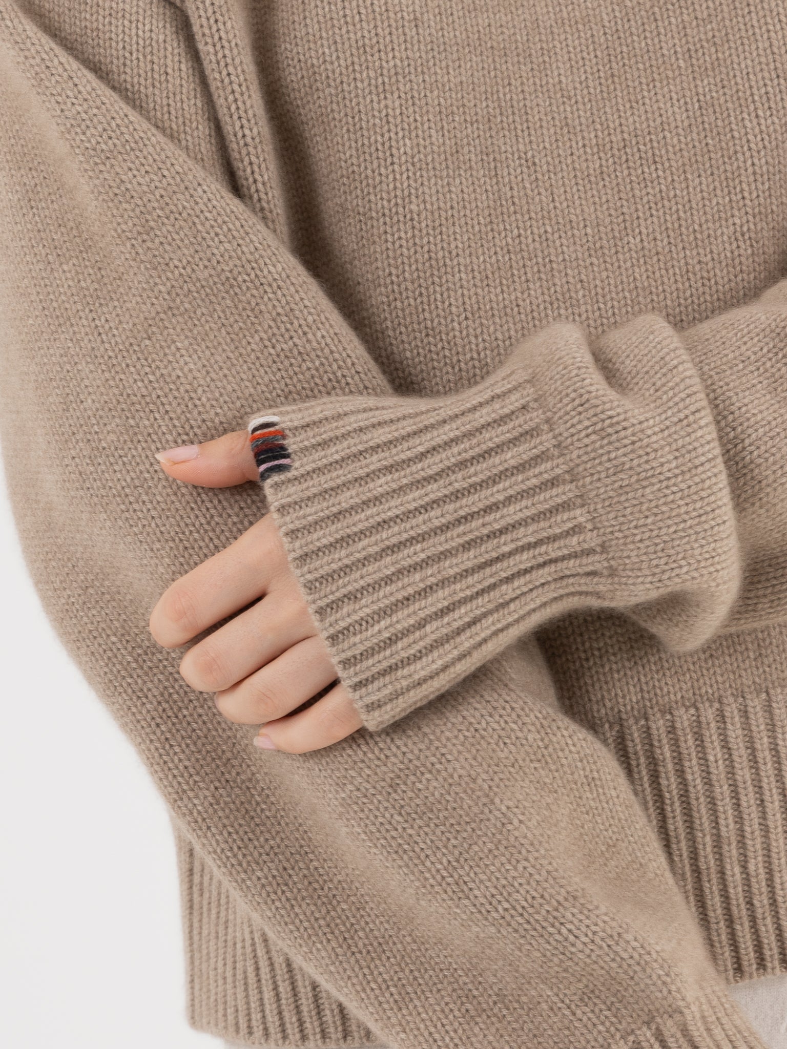Extreme Cashmere n°434 Crop Xtra Turtleneck in Oat - EXTREME CASHMERE at Worthwhile - shop SWEATER