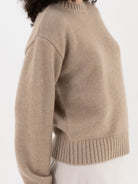 Extreme Cashmere n°373 The Oldie Crewneck in Oat - EXTREME CASHMERE at Worthwhile - shop SWEATER