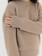 Extreme Cashmere n°373 The Oldie Crewneck in Oat - EXTREME CASHMERE at Worthwhile - shop SWEATER