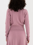 Extreme Cashmere n°257 Blouson Crop Cardigan in Rosa - EXTREME CASHMERE at Worthwhile - shop CARDIGAN