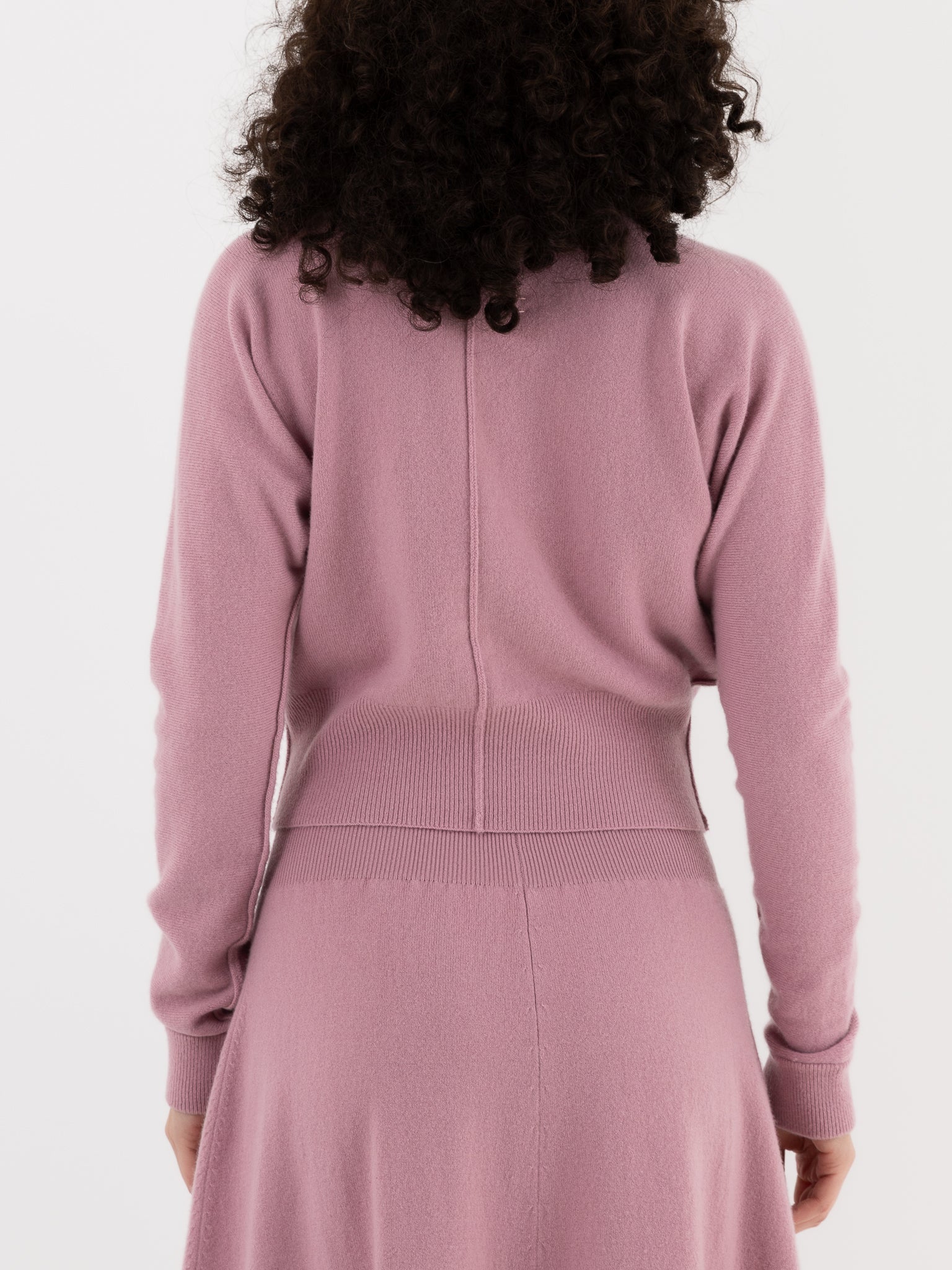 Extreme Cashmere n°257 Blouson Crop Cardigan in Rosa - EXTREME CASHMERE at Worthwhile - shop CARDIGAN