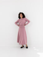 Extreme Cashmere n°388 Ease Skirt in Rosa - EXTREME CASHMERE at Worthwhile - shop SKIRT