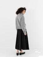 Extreme Cashmere n°434 Crop Xtra Turtleneck in Grey - EXTREME CASHMERE at Worthwhile - shop SWEATER