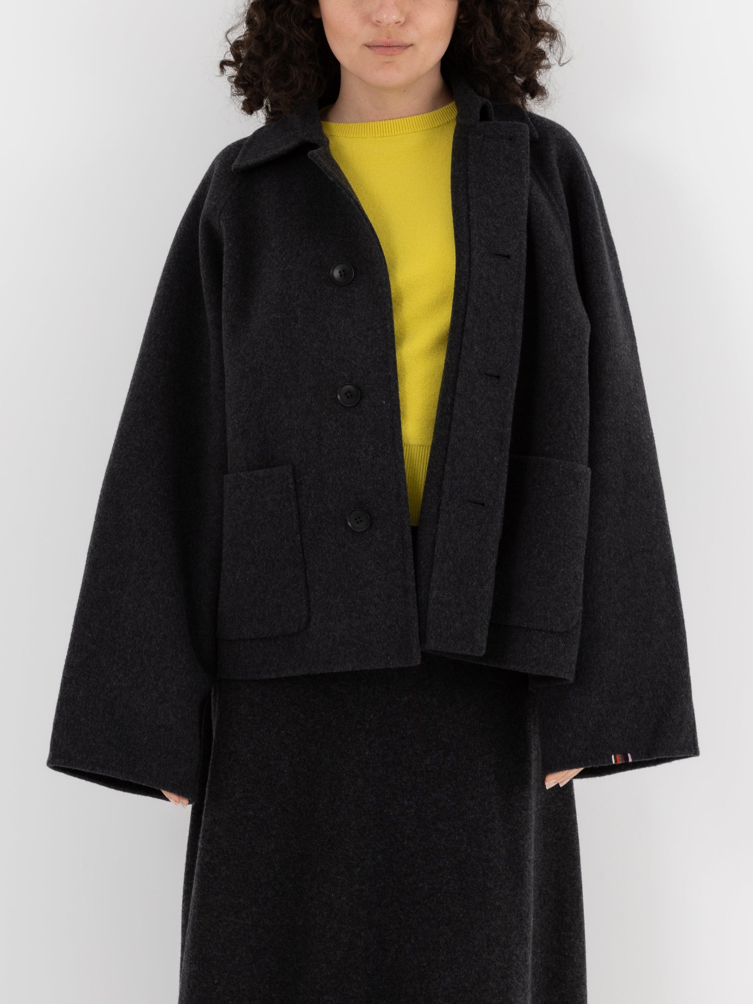 Extreme Cashmere n°448 Walker Coat in Shadow - EXTREME CASHMERE at Worthwhile - shop COAT