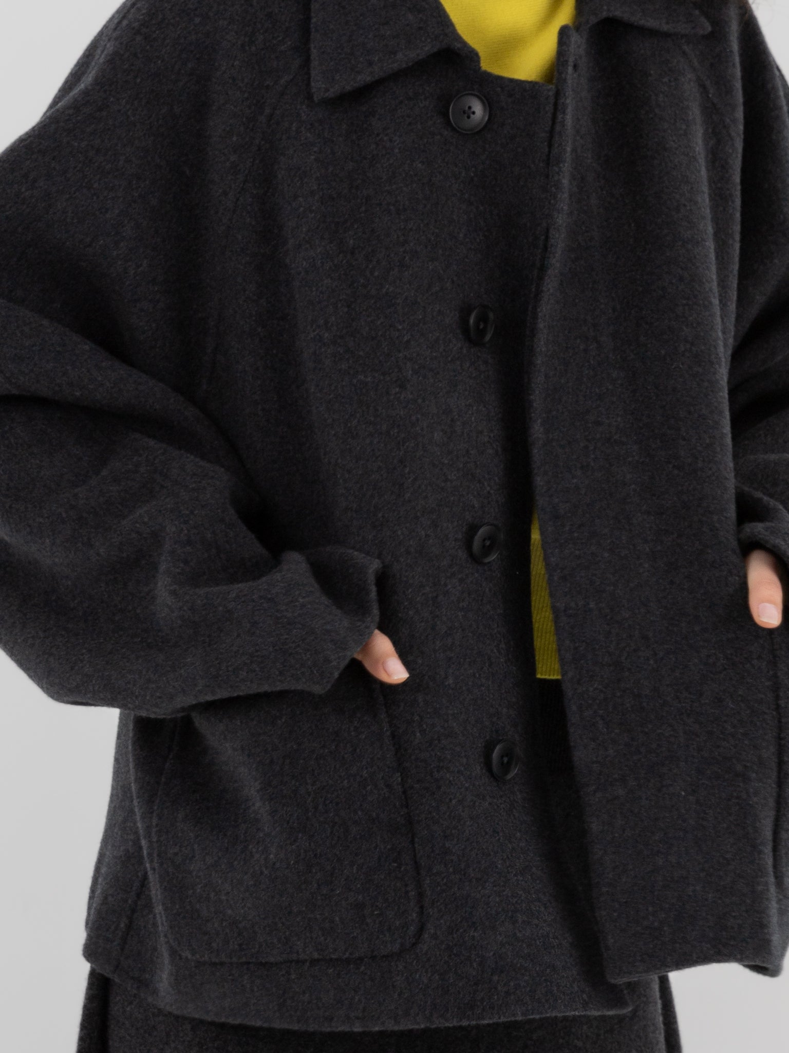 Extreme Cashmere n°448 Walker Coat in Shadow - EXTREME CASHMERE at Worthwhile - shop COAT