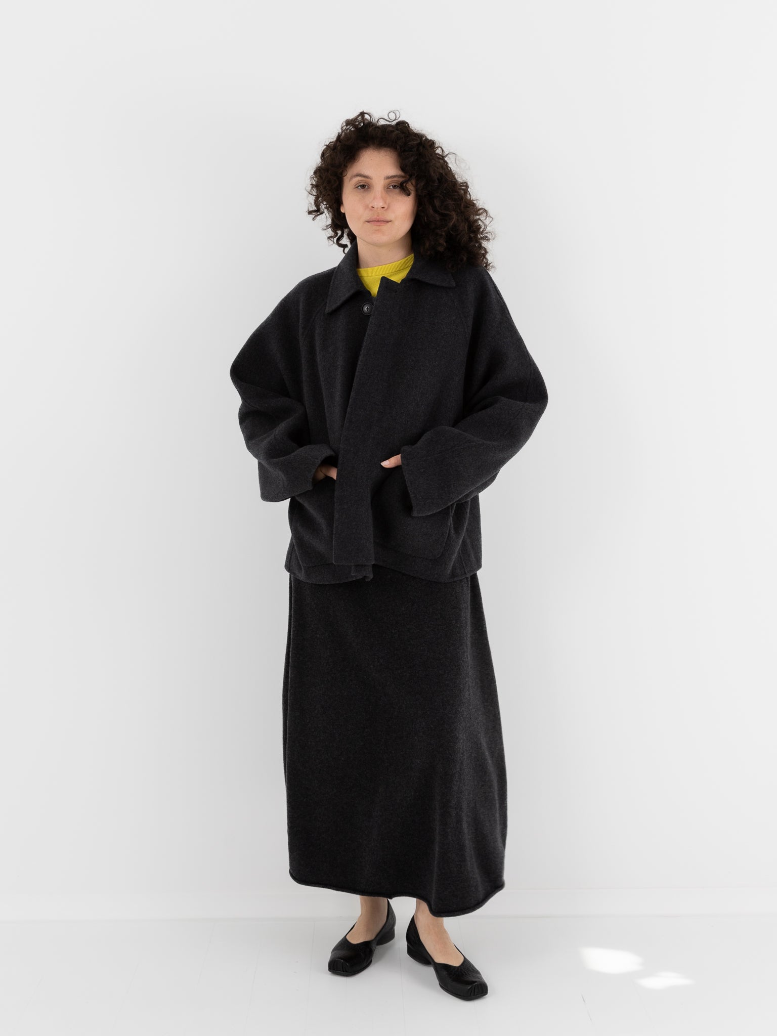 Extreme Cashmere n°448 Walker Coat in Shadow - EXTREME CASHMERE at Worthwhile - shop COAT