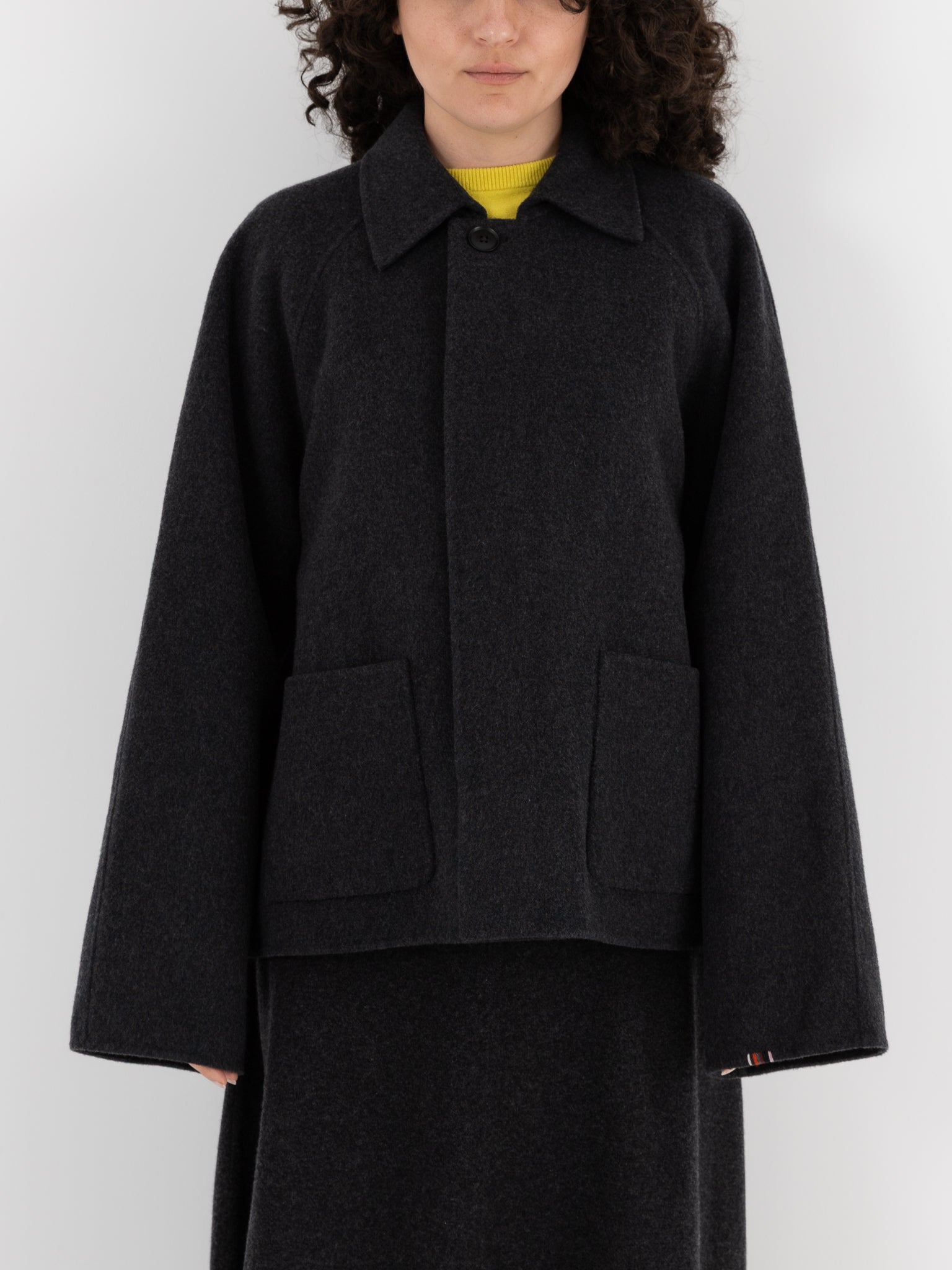 Extreme Cashmere n°448 Walker Coat in Shadow - EXTREME CASHMERE at Worthwhile - shop COAT