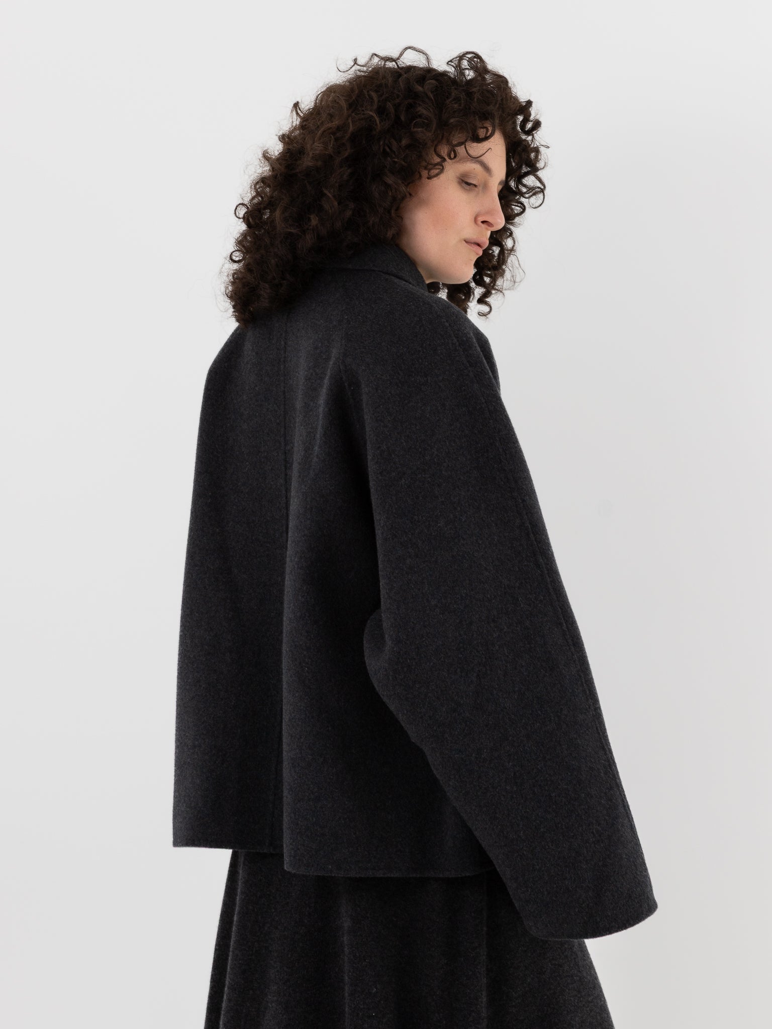 Extreme Cashmere n°448 Walker Coat in Shadow - EXTREME CASHMERE at Worthwhile - shop COAT