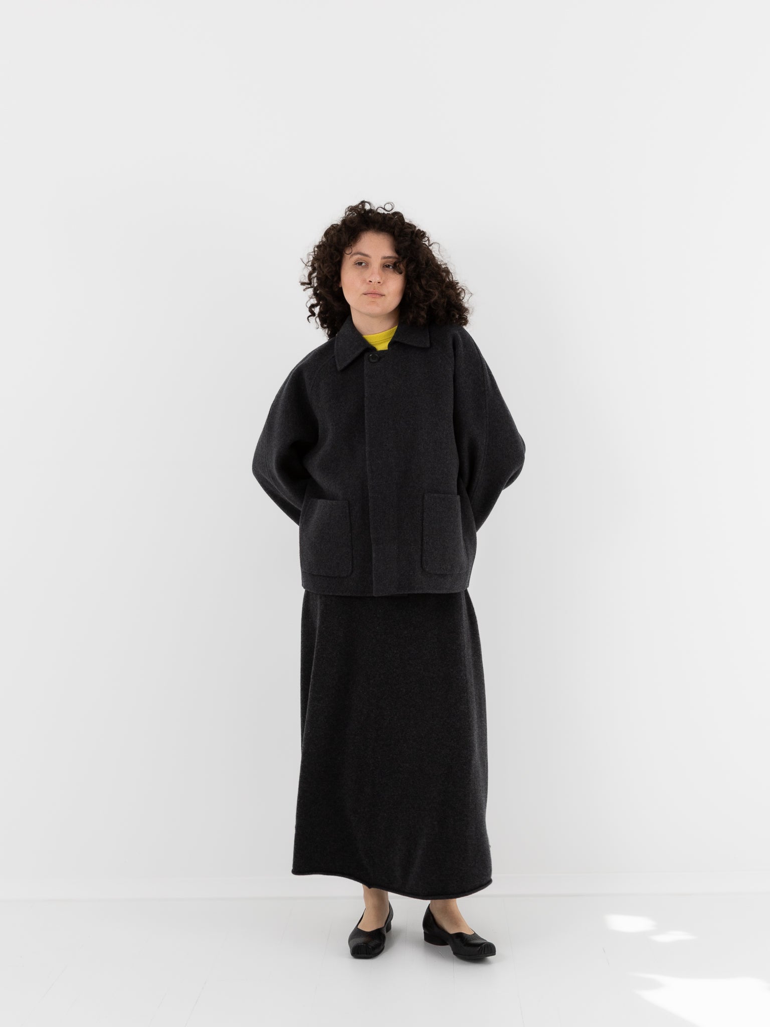 Extreme Cashmere n°448 Walker Coat in Shadow - EXTREME CASHMERE at Worthwhile - shop COAT