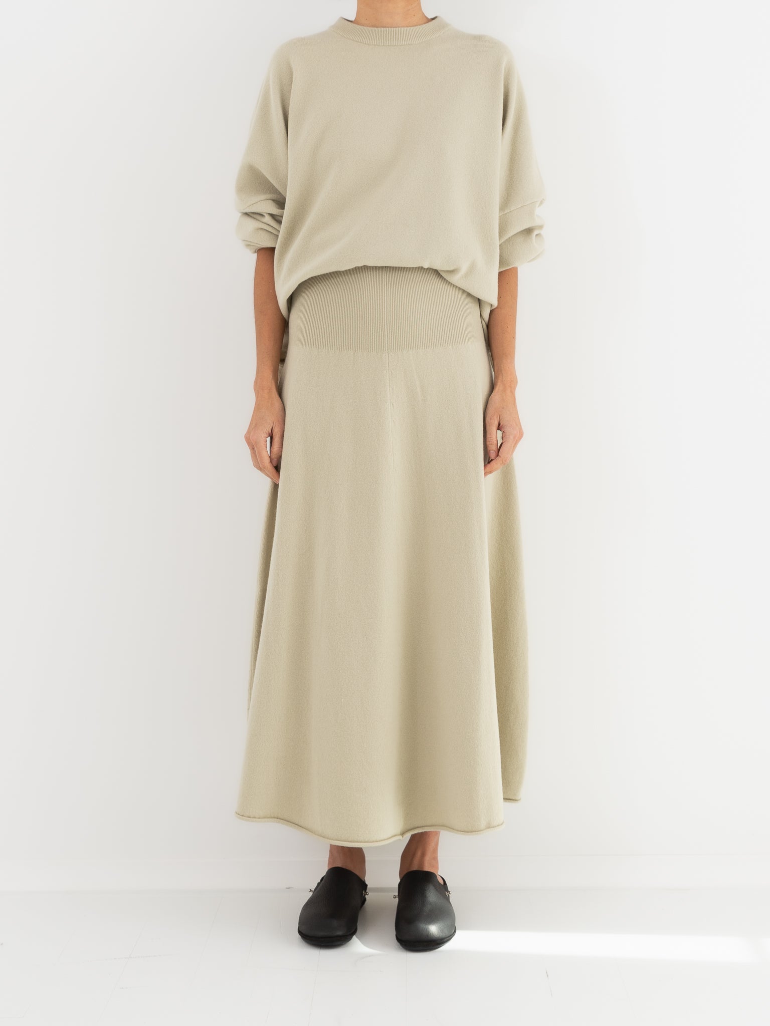 Extreme Cashmere n°388 Ease Skirt - Worthwhile - EXTREME CASHMERE