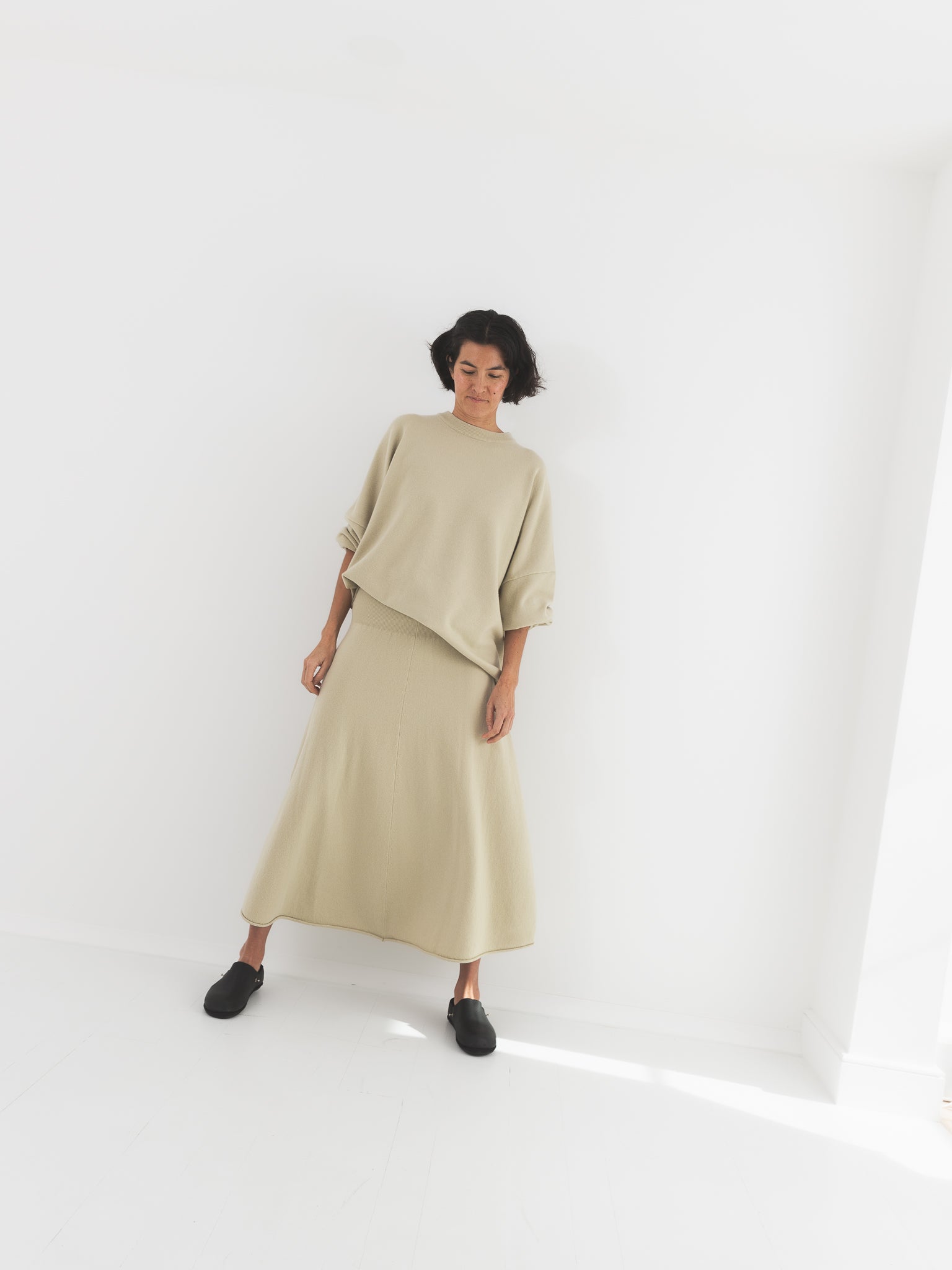 Extreme Cashmere n°388 Ease Skirt - Worthwhile - EXTREME CASHMERE