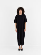 Extreme Cashmere n°321 Kris Dress in Navy - EXTREME CASHMERE at Worthwhile
