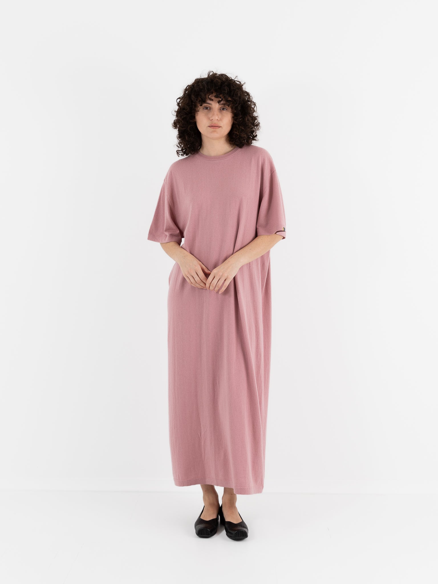 Extreme Cashmere n°321 Kris Dress in Rosa - EXTREME CASHMERE at Worthwhile - shop DRESS