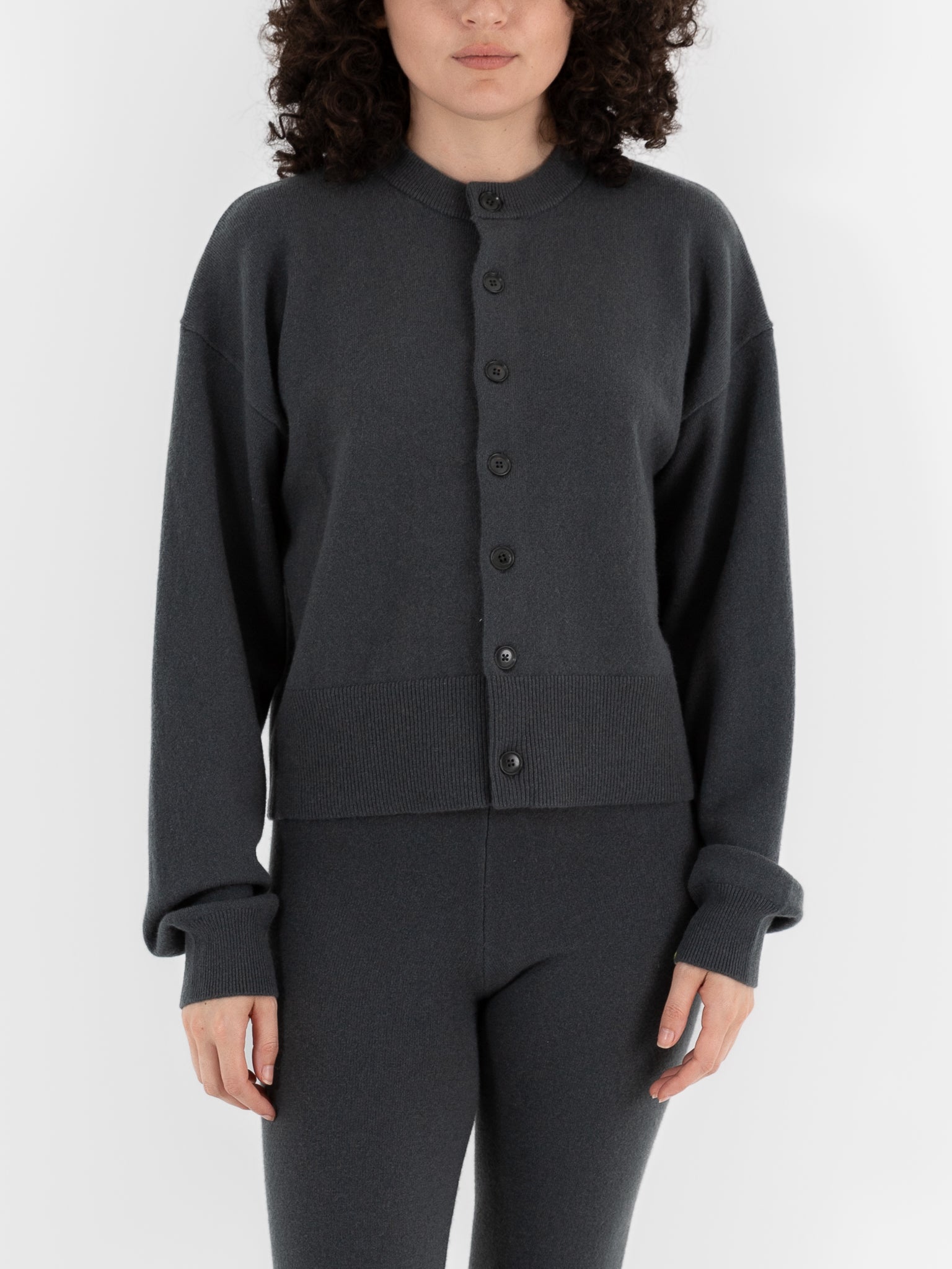 Extreme Cashmere n°170 Chou Cardigan in Lake - EXTREME CASHMERE at Worthwhile - shop SWEATER