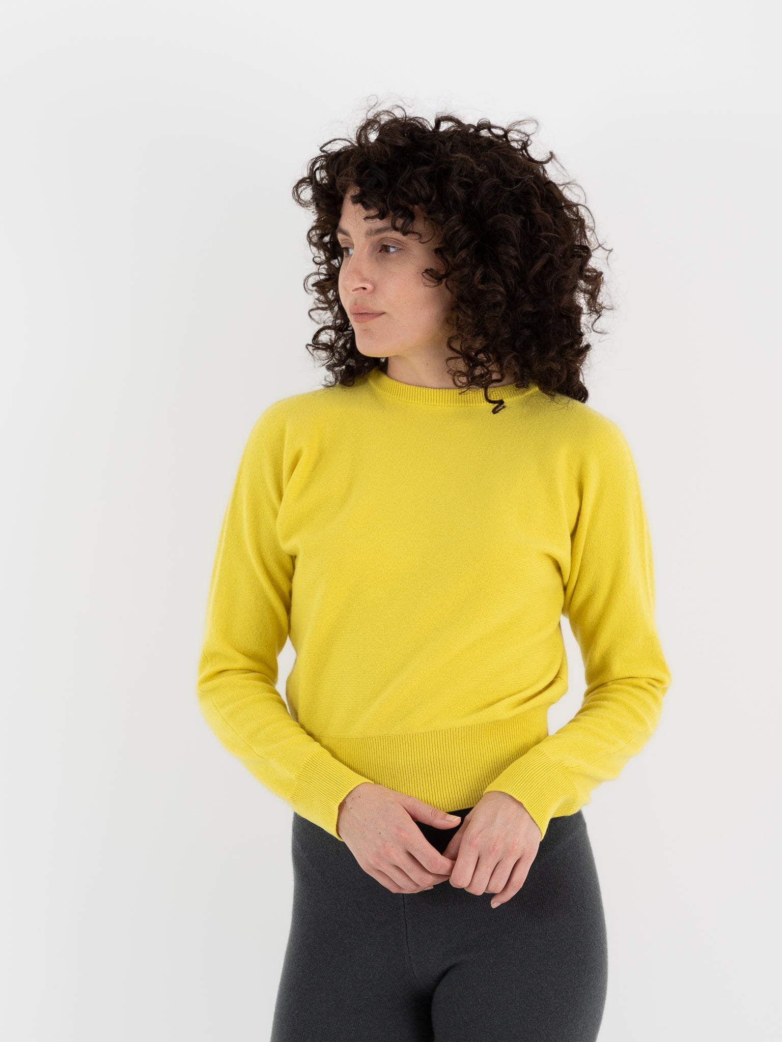 Extreme Cashmere n°382 Belle Sweater in Sunny - EXTREME CASHMERE at Worthwhile - shop SWEATER