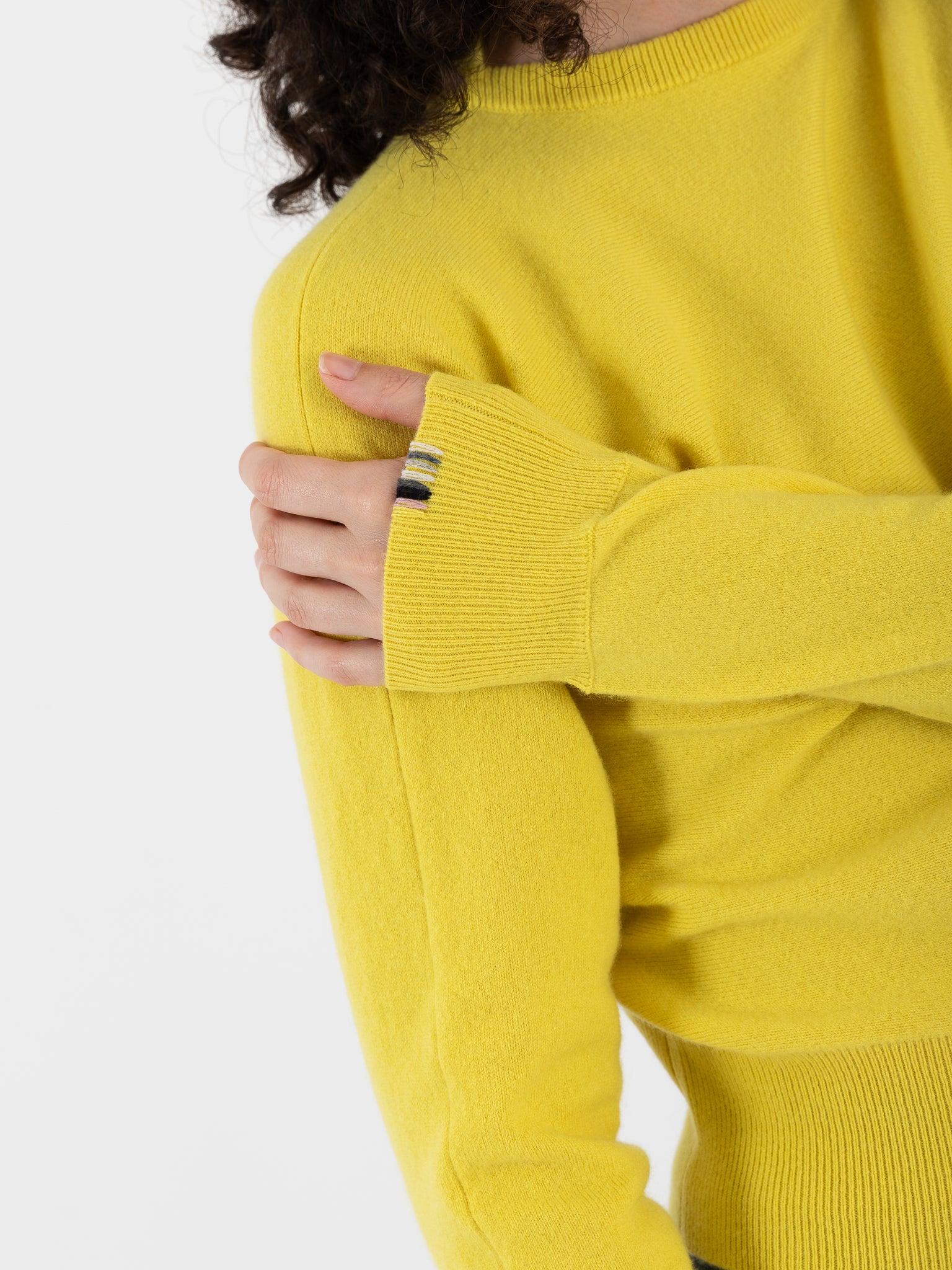 Extreme Cashmere n°382 Belle Sweater in Sunny - EXTREME CASHMERE at Worthwhile - shop SWEATER