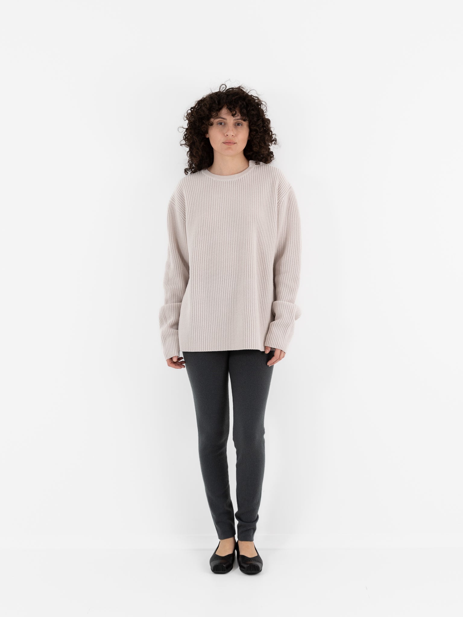 Extreme Cashmere n°356 You Sweater in Chalk - EXTREME CASHMERE at Worthwhile