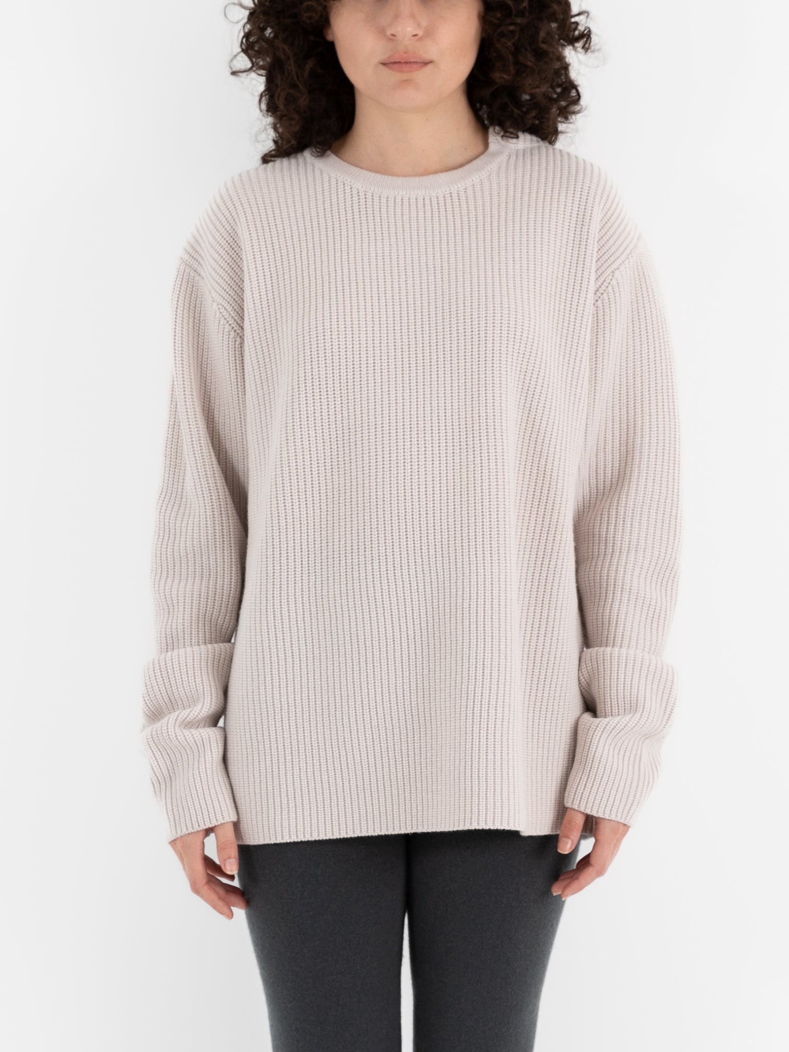 Extreme Cashmere n°356 You Sweater in Chalk - EXTREME CASHMERE at Worthwhile