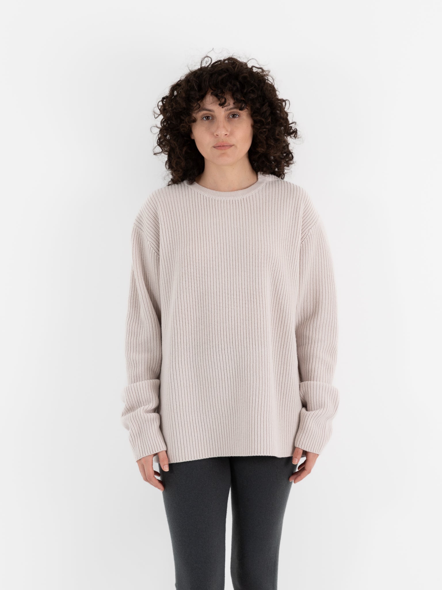 Extreme Cashmere n°356 You Sweater in Chalk - EXTREME CASHMERE at Worthwhile