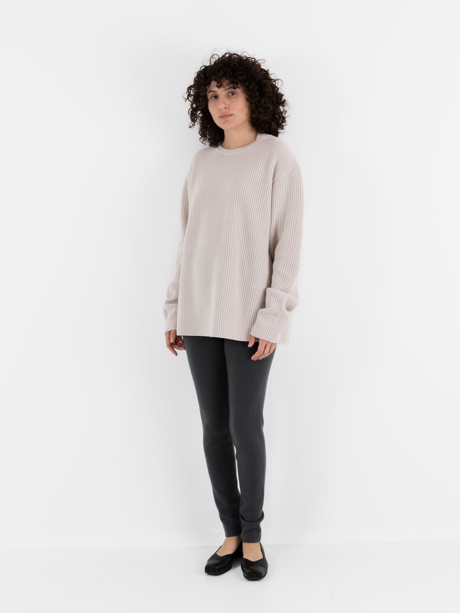 Extreme Cashmere n°356 You Sweater in Chalk - EXTREME CASHMERE at Worthwhile