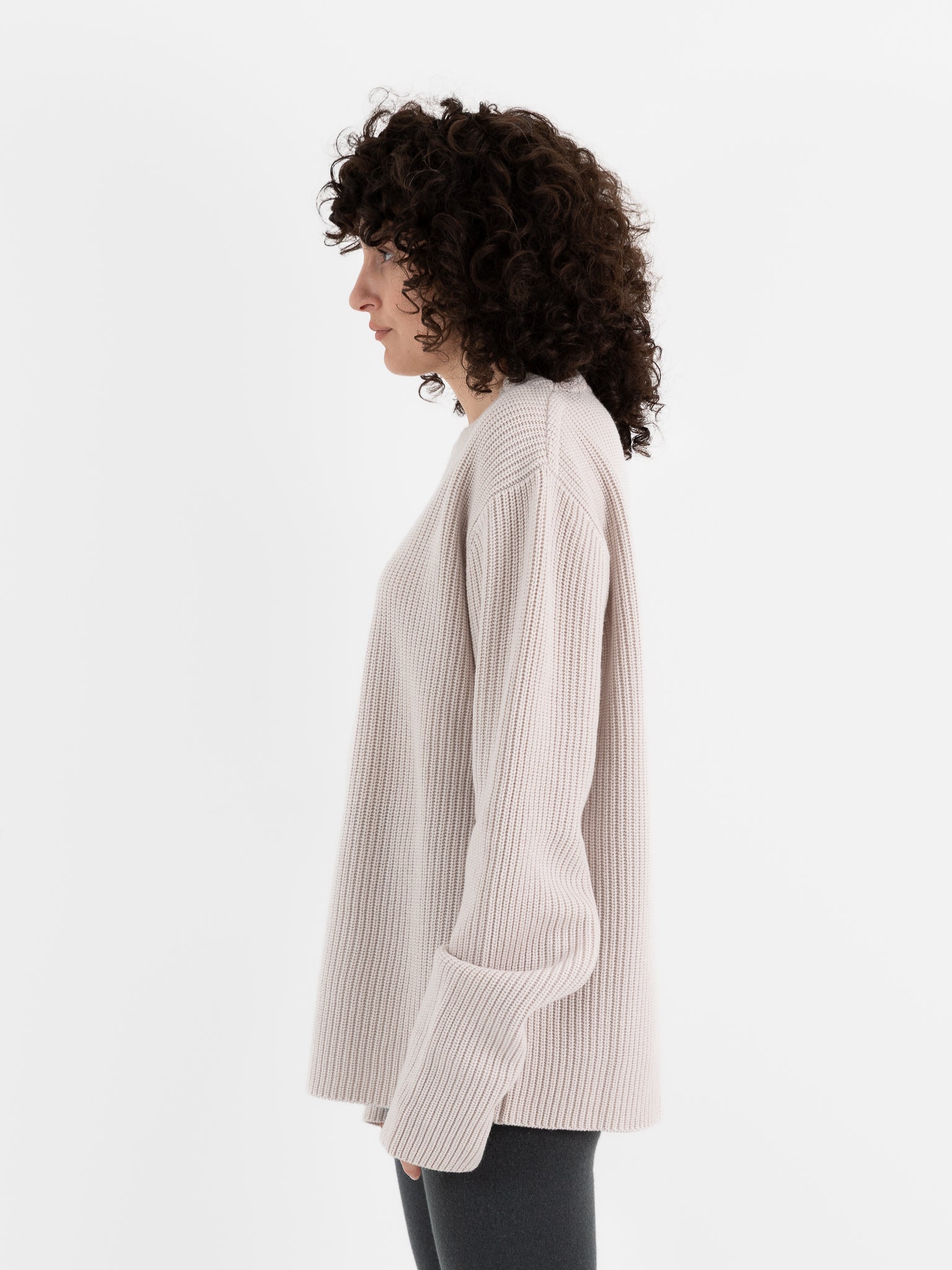 Extreme Cashmere n°356 You Sweater in Chalk - EXTREME CASHMERE at Worthwhile