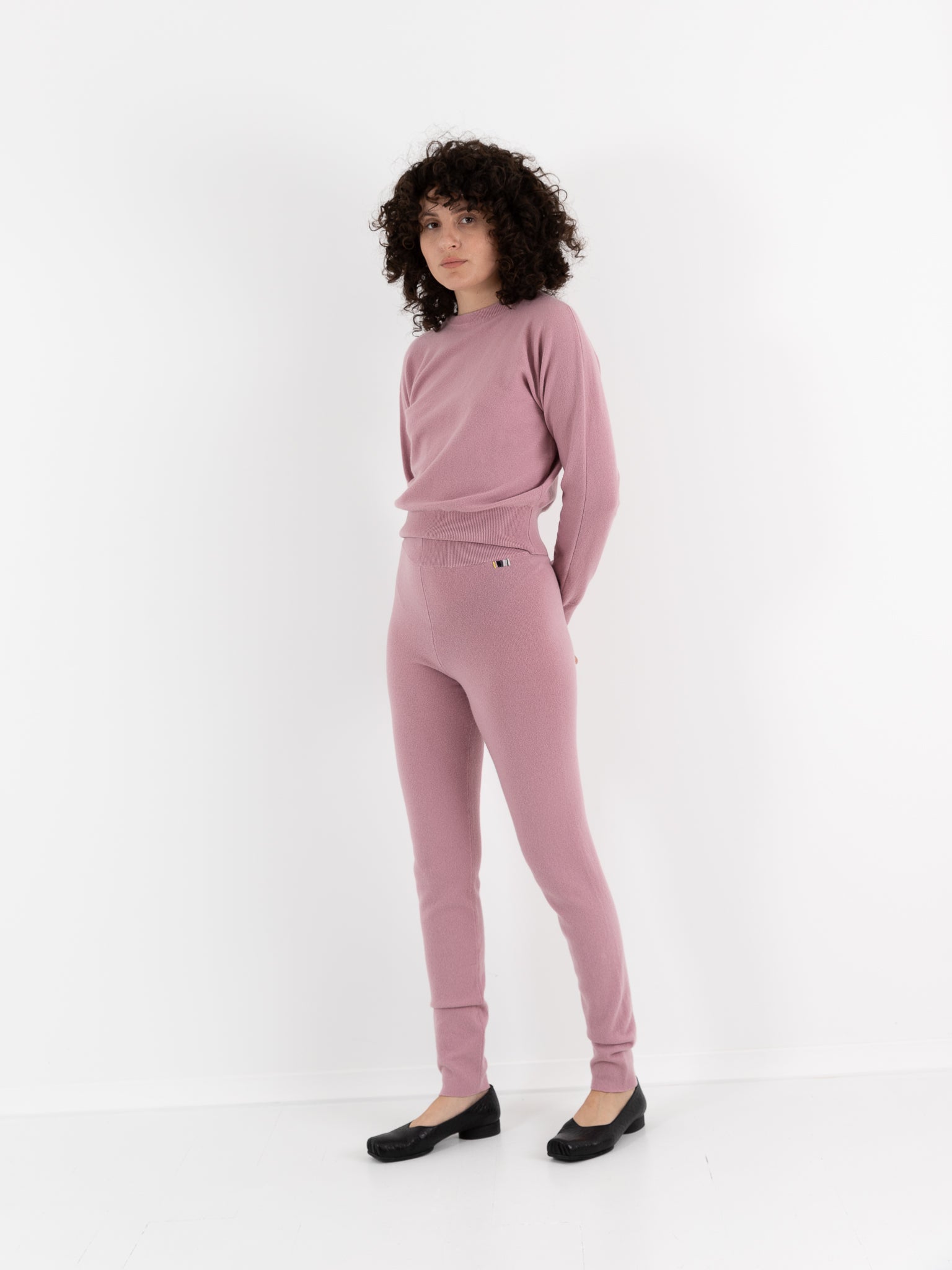 Extreme Cashmere n°372 Beat Leggings in Rosa - EXTREME CASHMERE at Worthwhile - shop LEGGINGS