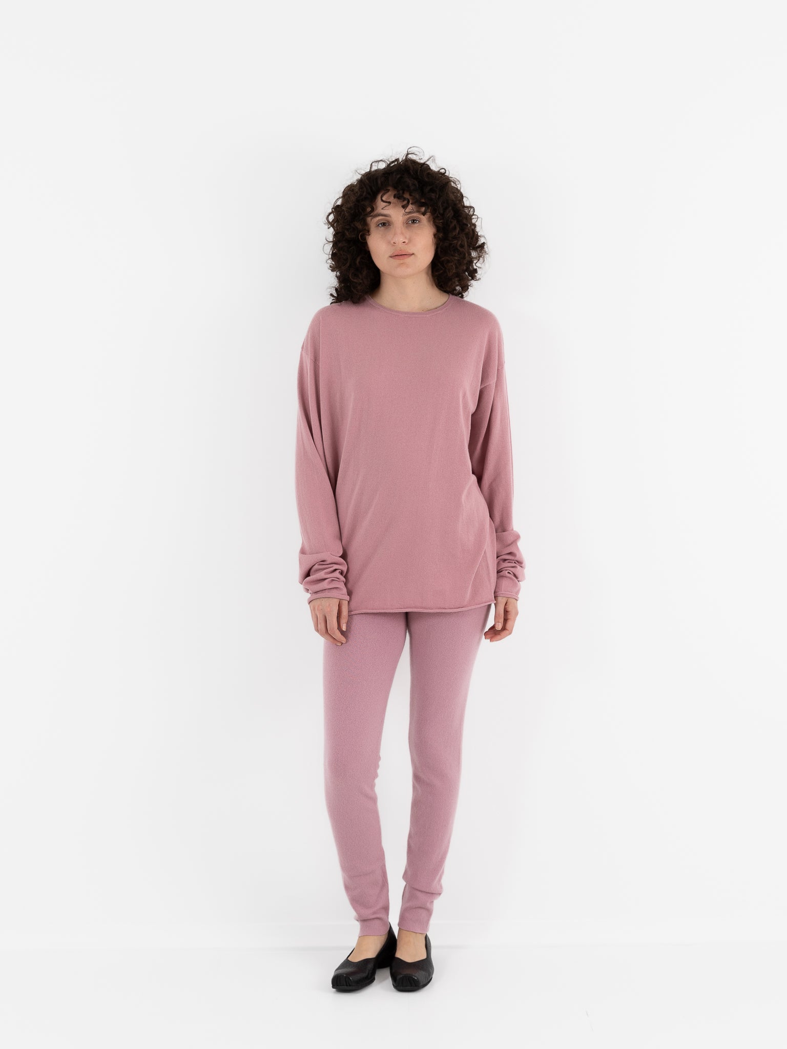 Extreme Cashmere n°347 Aries Sweater in Rosa - EXTREME CASHMERE at Worthwhile - shop SWEATER