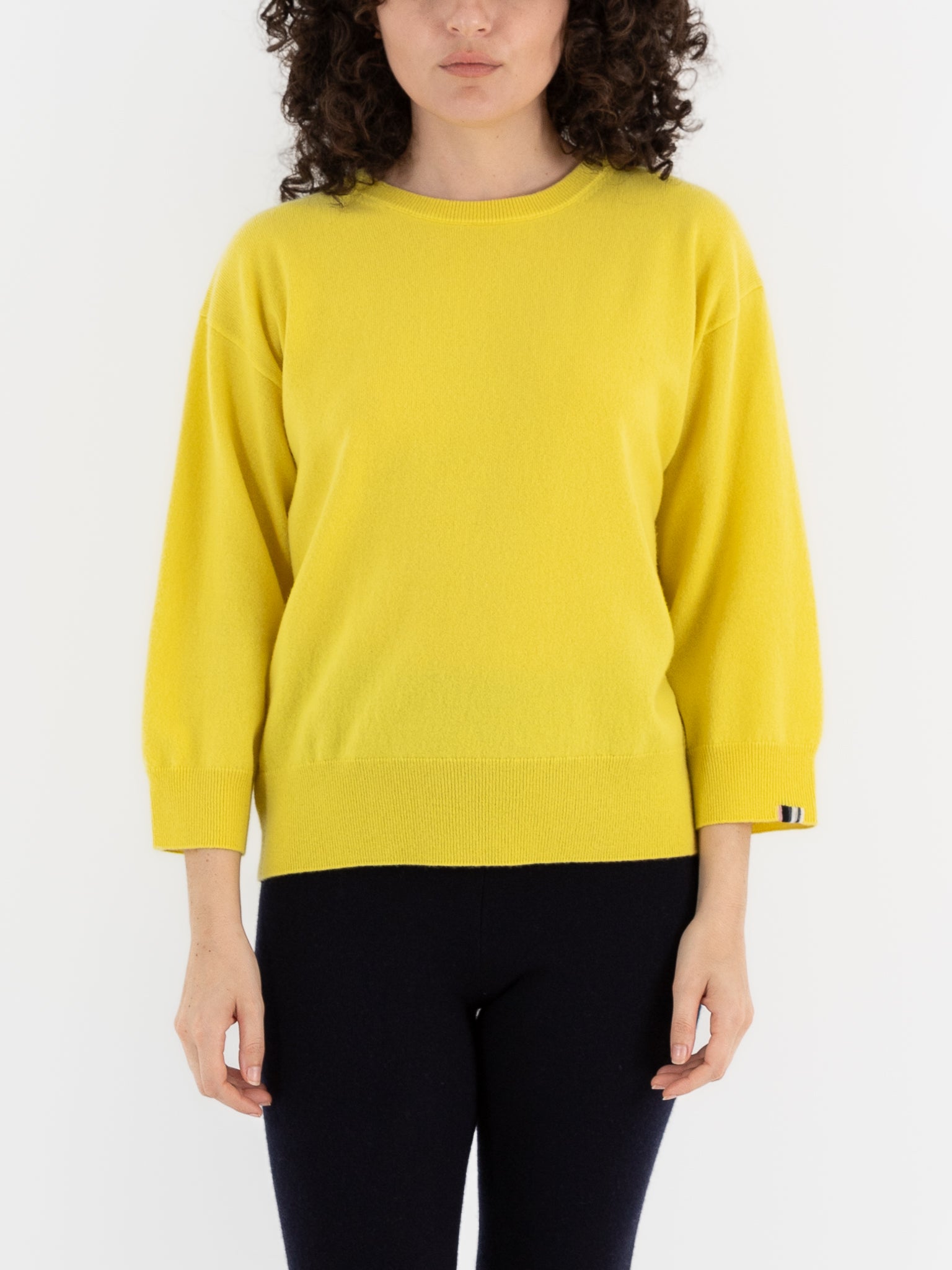 Extreme Cashmere n°398 Jewel Sweater in Sunny at Worthwhile