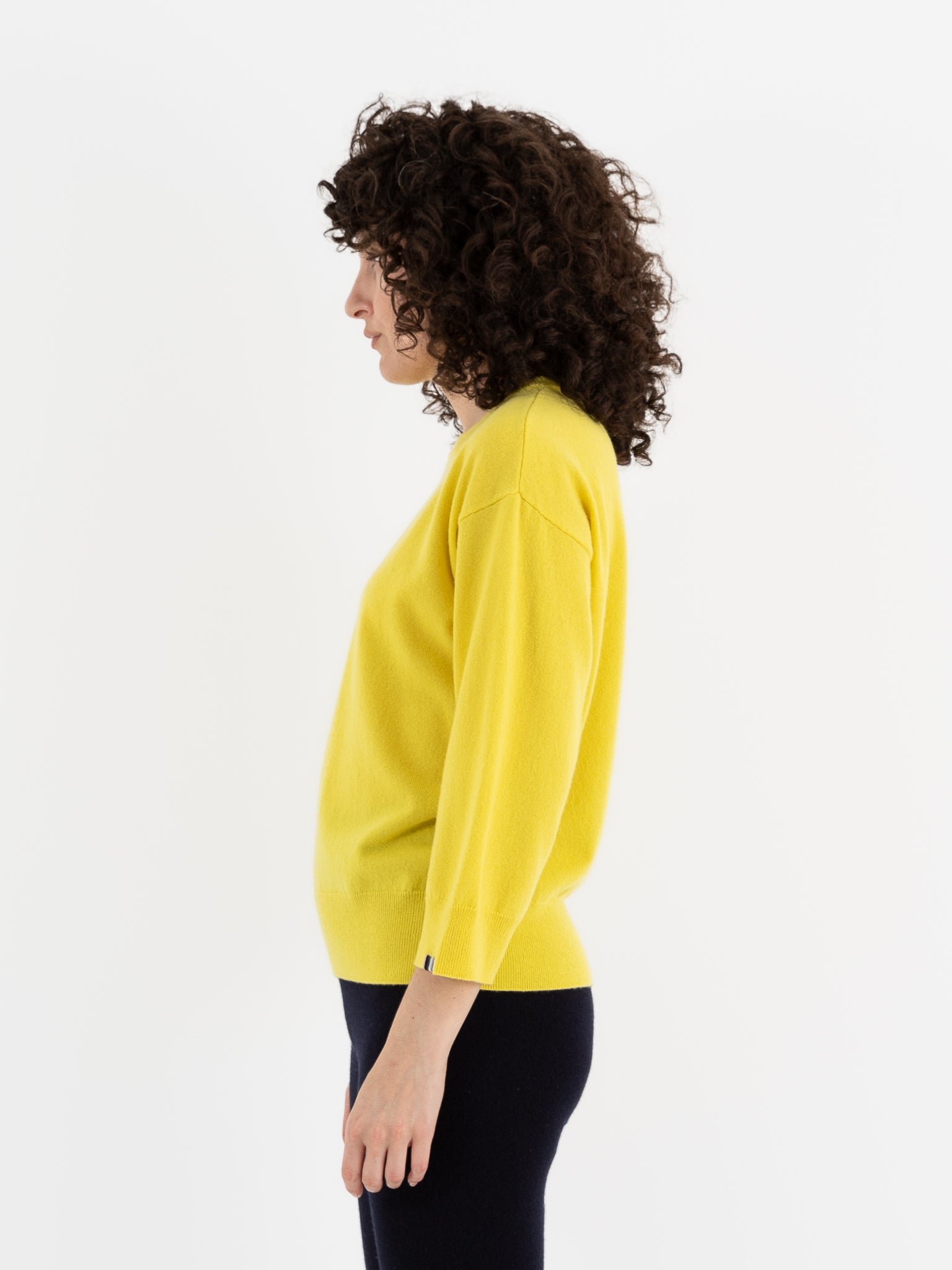 Extreme Cashmere n°398 Jewel Sweater in Sunny - EXTREME CASHMERE at Worthwhile