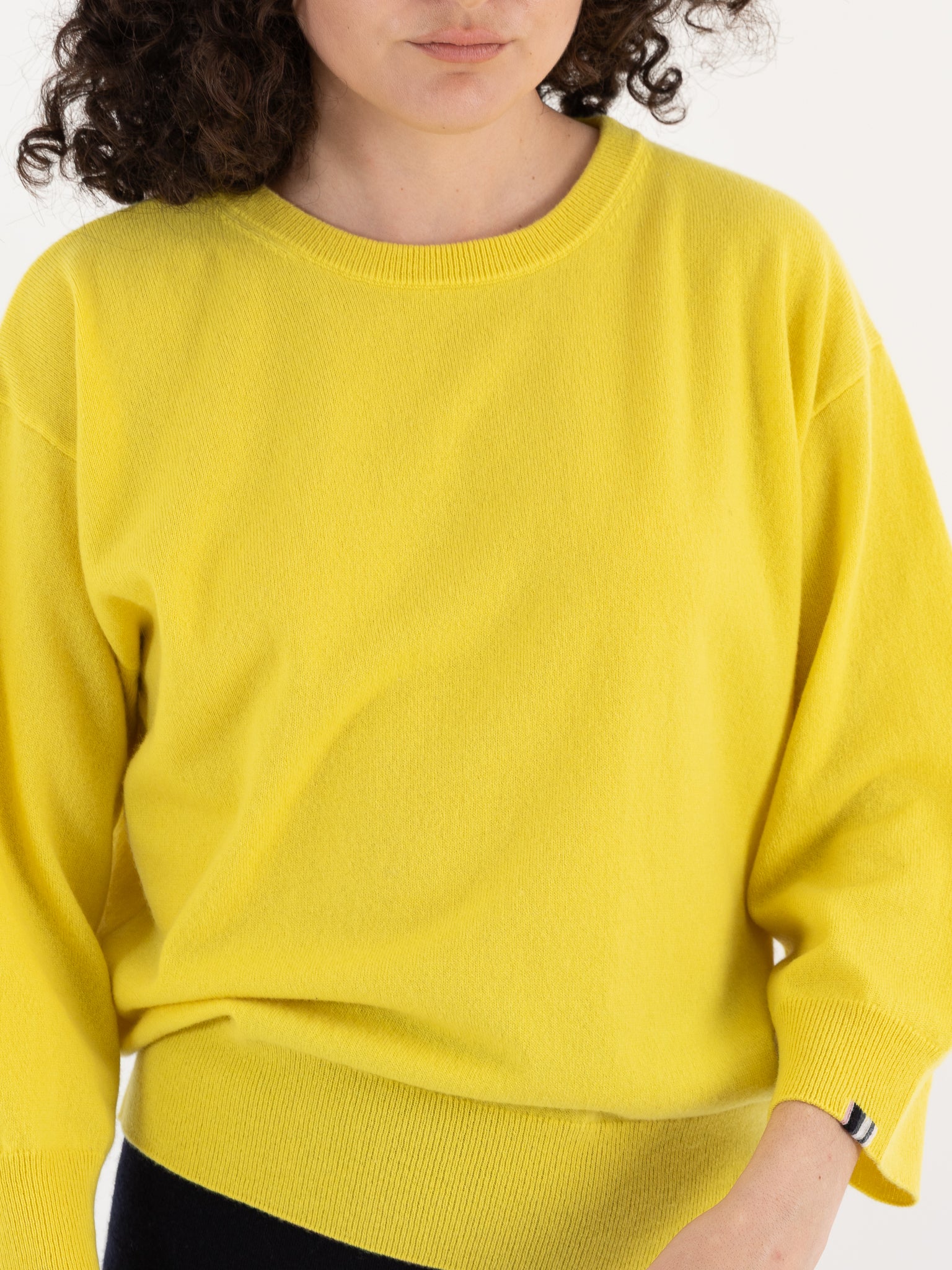 Extreme Cashmere n°398 Jewel Sweater in Sunny - EXTREME CASHMERE at Worthwhile - shop SWEATER