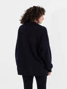 Extreme Cashmere n°24 Tokio Cardigan in Navy - EXTREME CASHMERE at Worthwhile