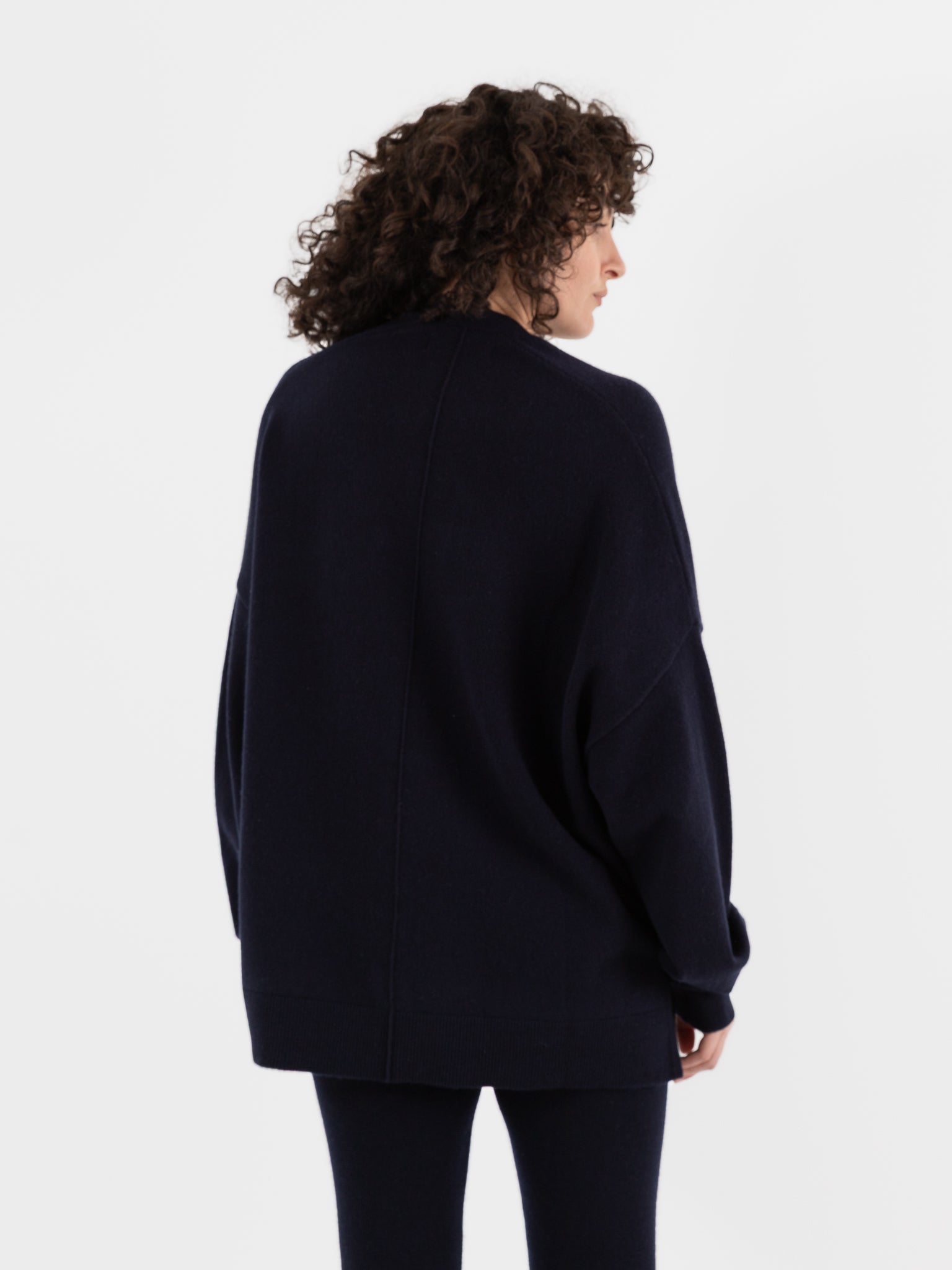 Extreme Cashmere n°24 Tokio Cardigan in Navy - EXTREME CASHMERE at Worthwhile