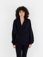 Extreme Cashmere n°24 Tokio Cardigan in Navy - EXTREME CASHMERE at Worthwhile
