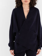 Extreme Cashmere n°24 Tokio Cardigan in Navy - EXTREME CASHMERE at Worthwhile