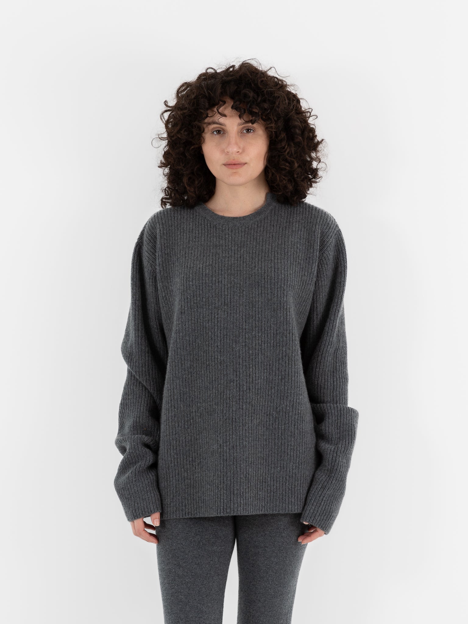 Extreme Cashmere n°356 You Sweater in Felt - EXTREME CASHMERE at Worthwhile