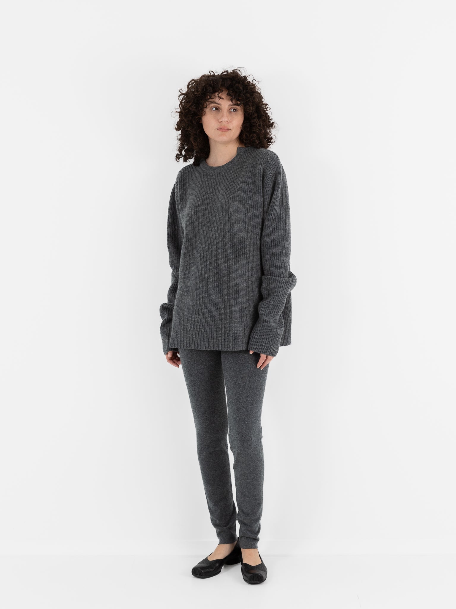 Extreme Cashmere n°356 You Sweater in Felt - EXTREME CASHMERE at Worthwhile