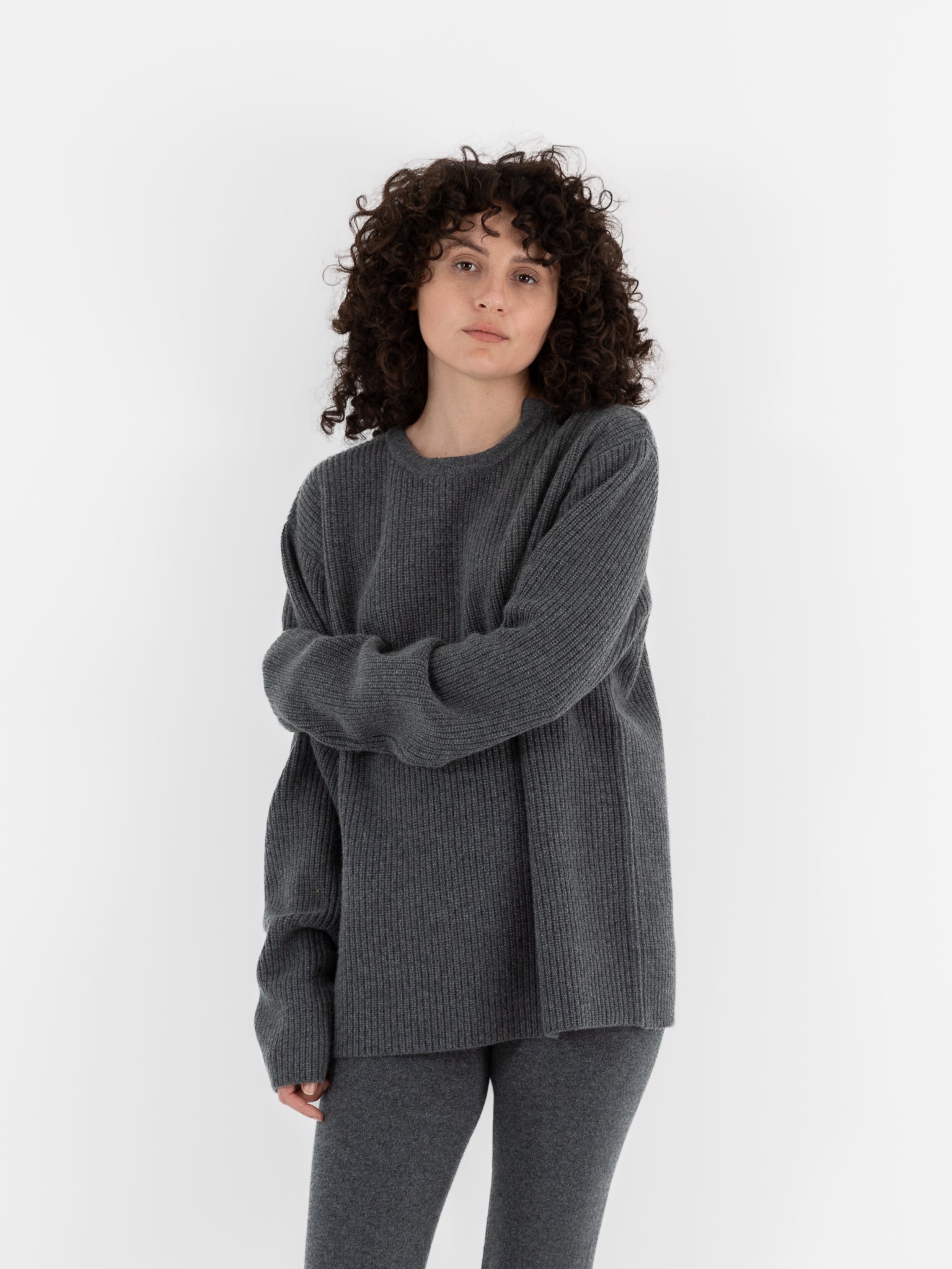 Extreme Cashmere n°356 You Sweater in Felt - EXTREME CASHMERE at Worthwhile