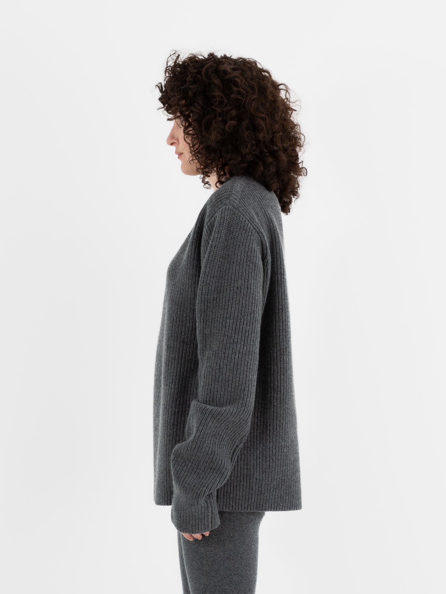 Extreme Cashmere n°356 You Sweater in Felt - EXTREME CASHMERE at Worthwhile