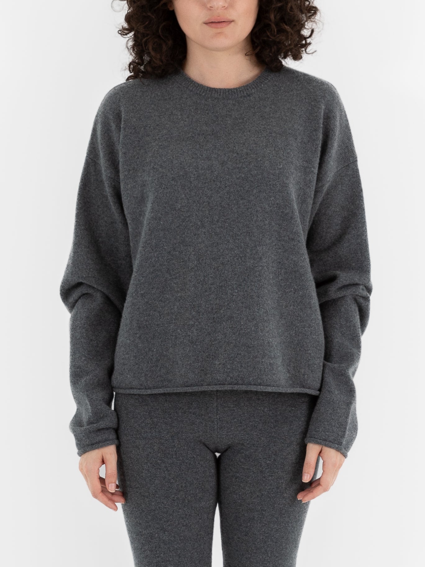 Extreme Cashmere n°426 Comfy Sweater in Felt - EXTREME CASHMERE at Worthwhile