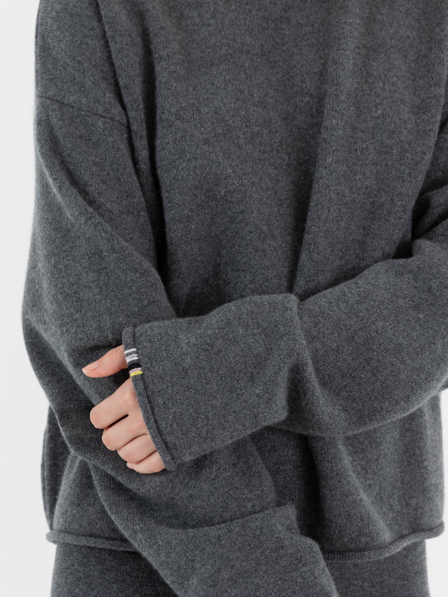 Extreme Cashmere n°426 Comfy Sweater in Felt - EXTREME CASHMERE at Worthwhile